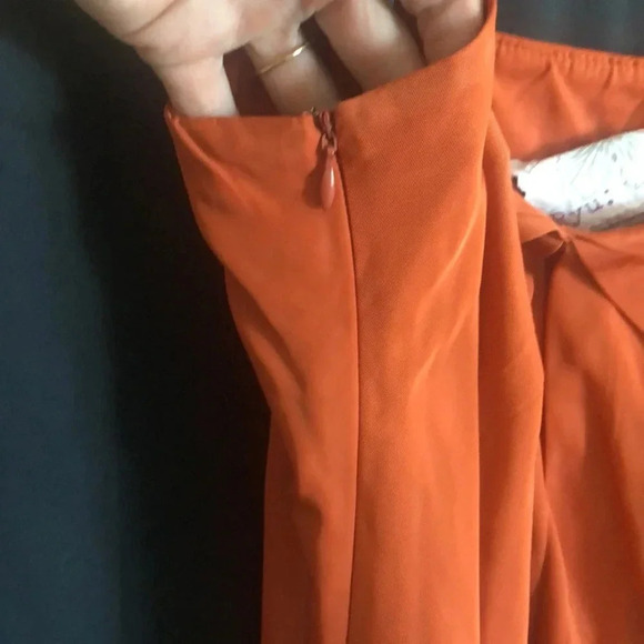 Orange Ryu Strapless‎ Toga Dress - Picture 4 of 5